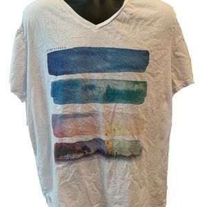 Vtg Scott Free Collection White Beach Shirt XXL